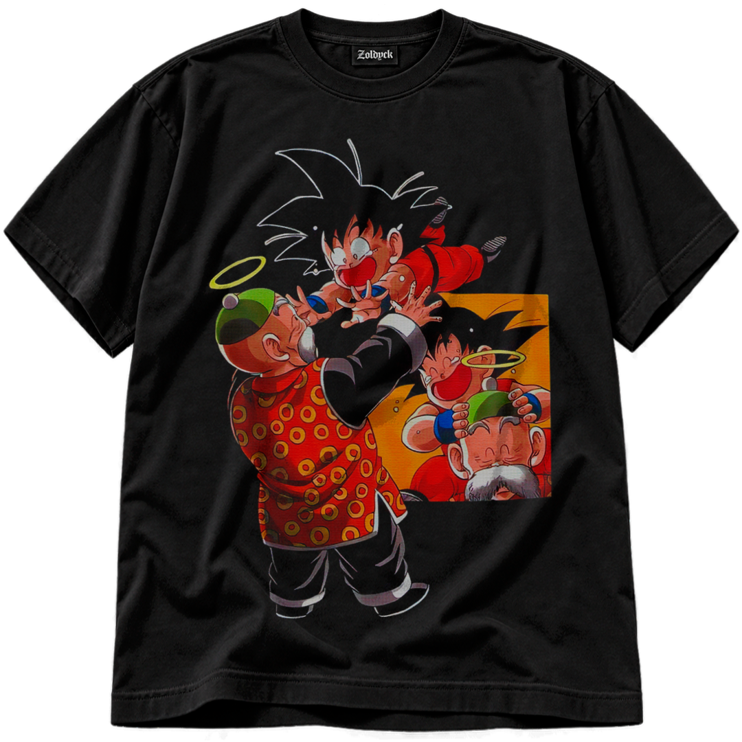 👕🧥 Goku niño y su abuelo