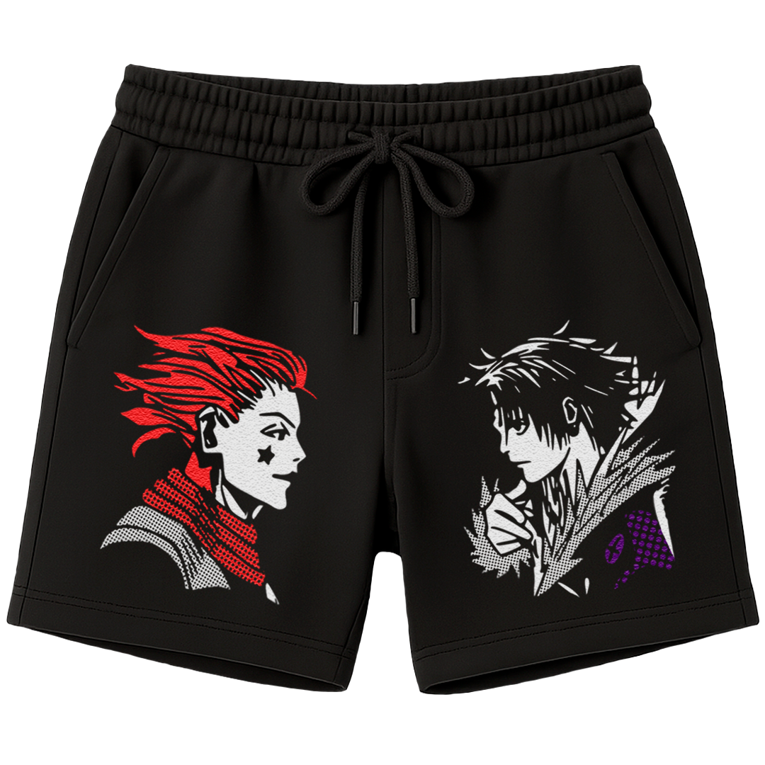 🩳 Short "Hisoka Vs Chrollo" de Hunter x hunter