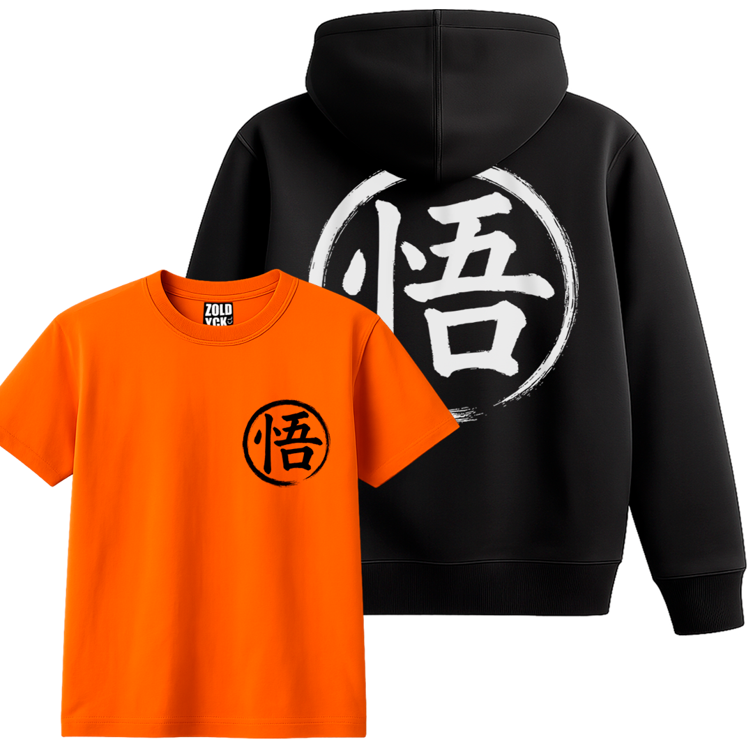 👕🧥 "Kanji Goku pincelado" de Dragon Ball z