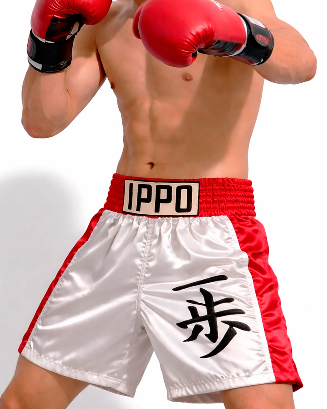 🩳🥊 Short satin Ippo Kanji "Un paso"