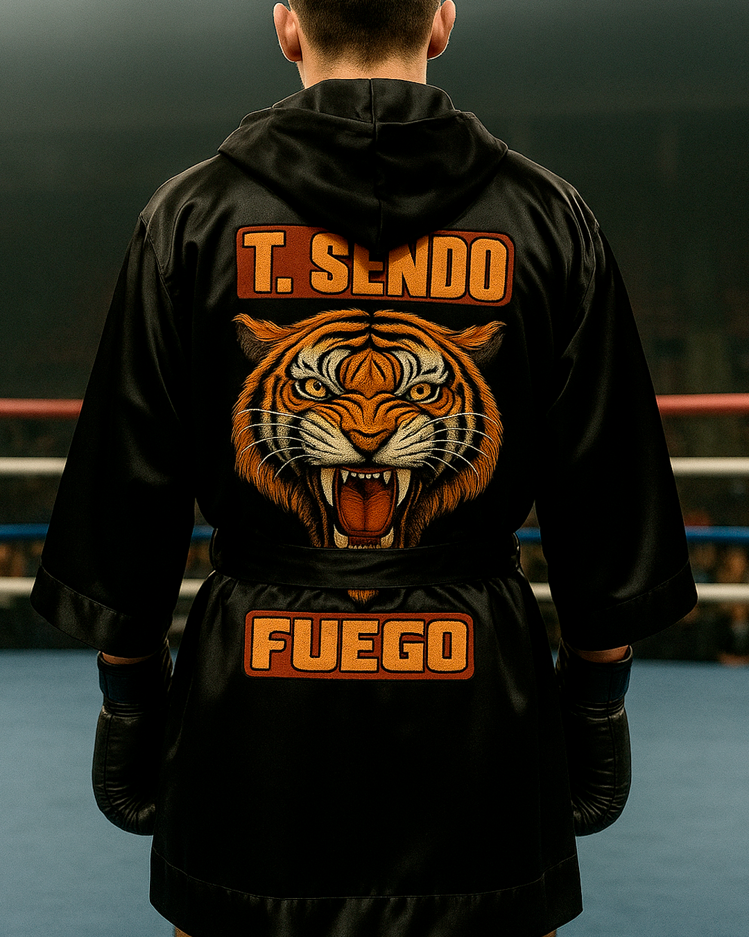 🧥 Bata boxeo "Sendo fuego" (Hajime no ippo)