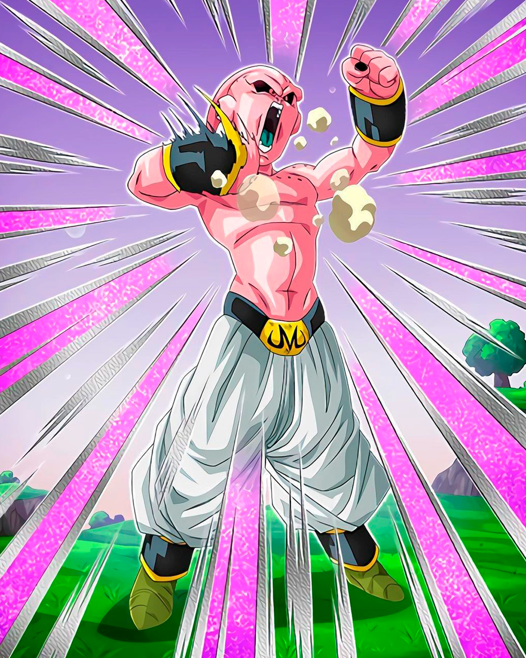 🩳🥊 Short boxeo "Majin Boo" de Dragon Ball Z