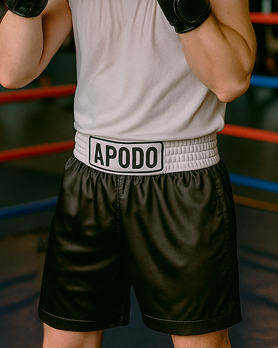 🩳🥊 Short boxeo satin (Hebilla personalizada)