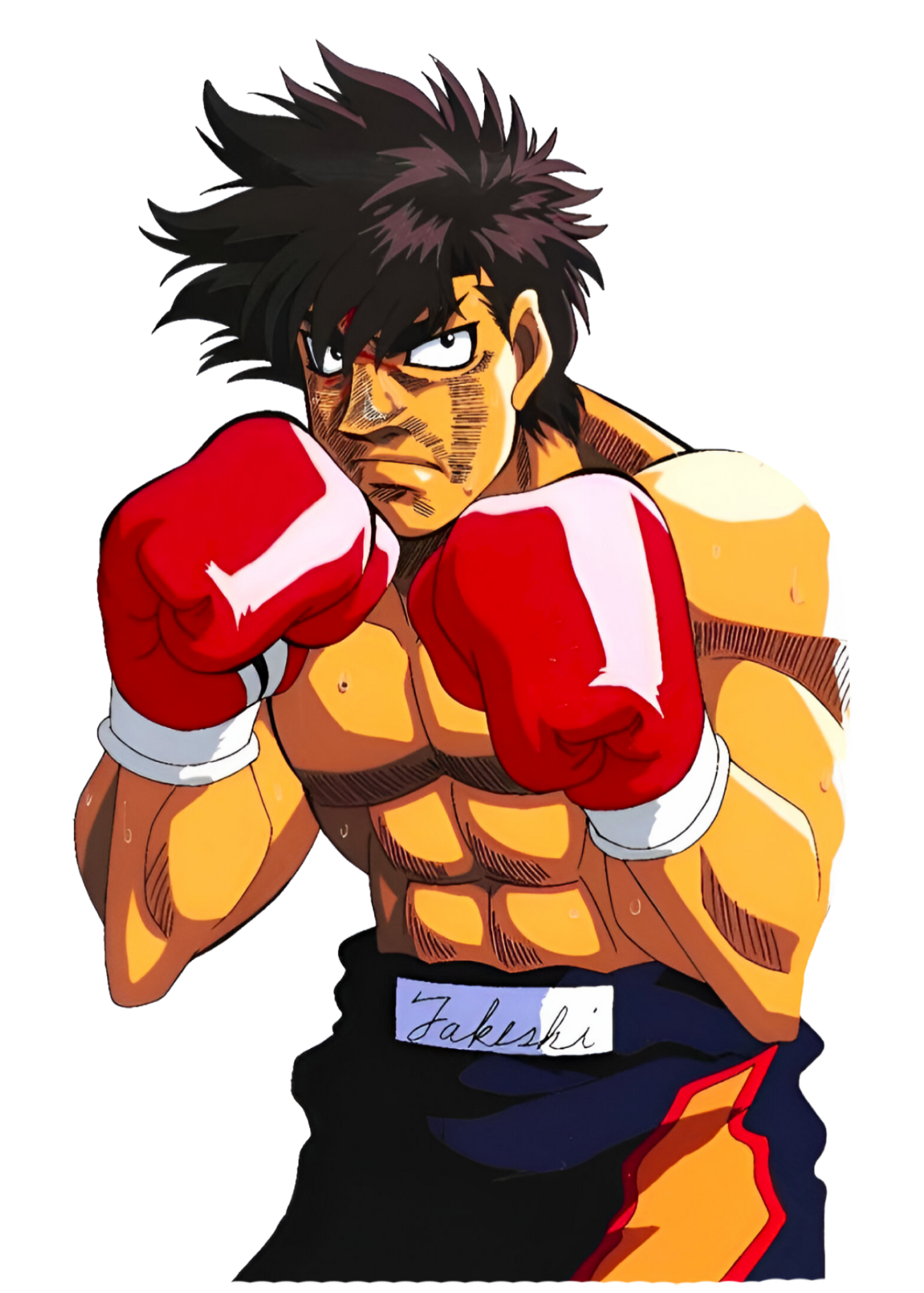 🩳🥊 Short satin (marino) "Sendo Rayo" Hajime no ippo