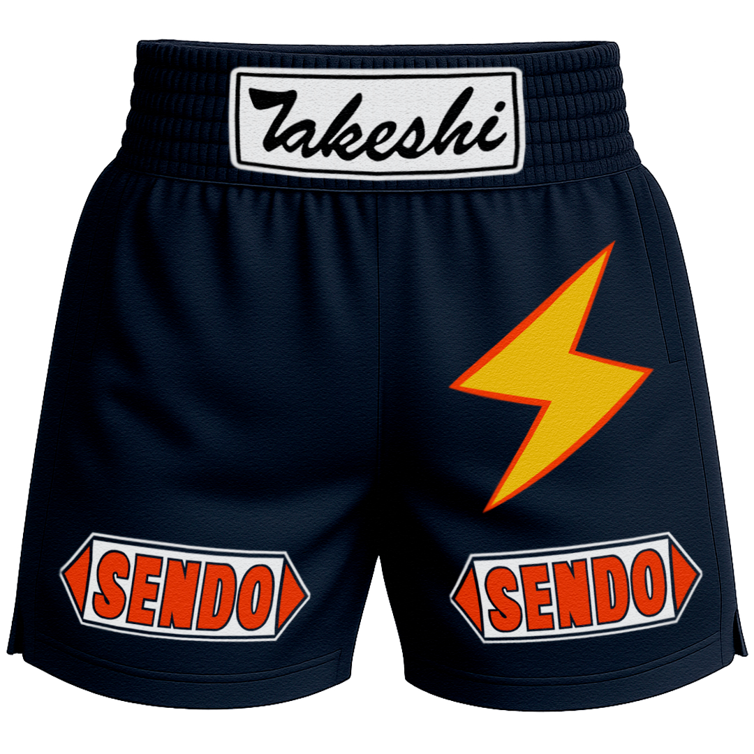 🩳🥊 Short algodón (azul) de Takeshi Sendo de Hajime no ippo