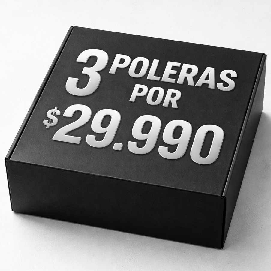 📦👕 Box 3 poleras ($29.990)