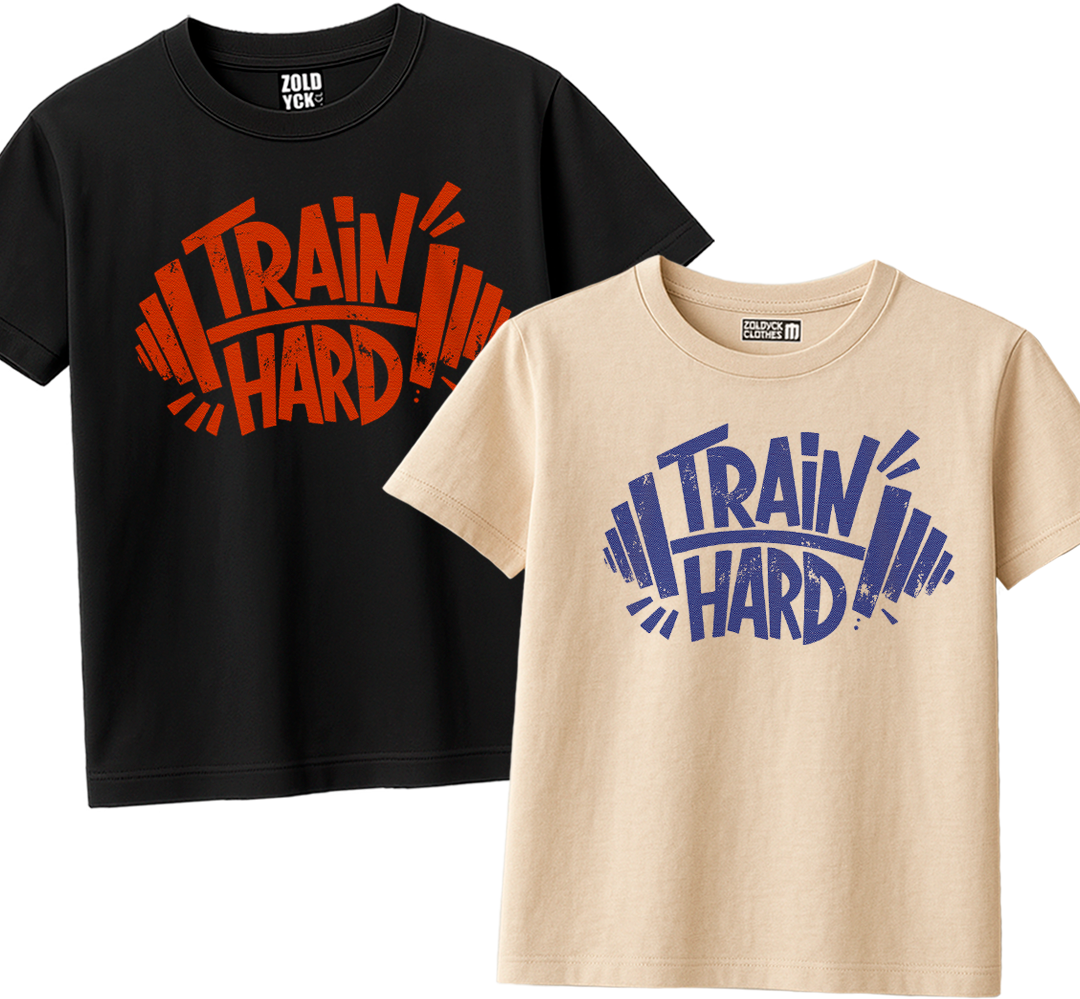 👕🧥 "Train Hard"