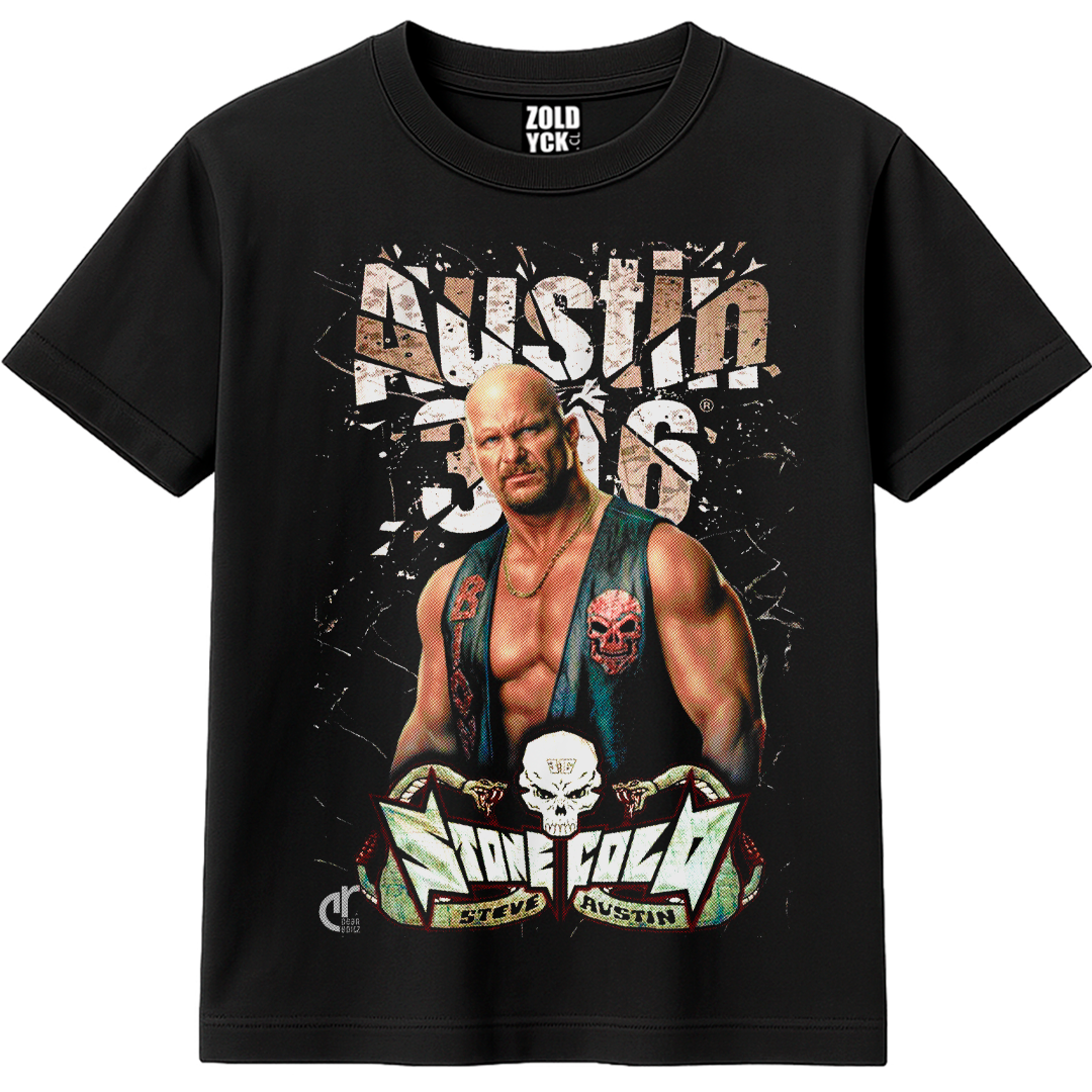 👕🧥 "Austin 3:16" Stone Cold (Luchador)