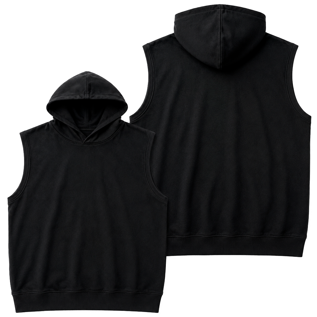 🧥 Poleron sin mangas (Hoodie tank)