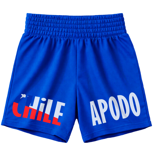 🩳🥊 Short boxeo (Chile + apodo) personalizado