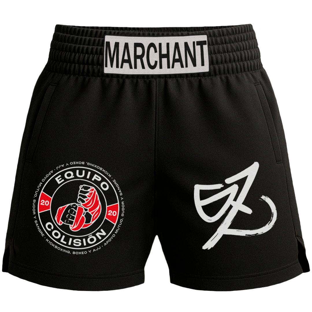 🩳🥊 Short boxeo personalizado (Hebilla + 2 logos en piernas)