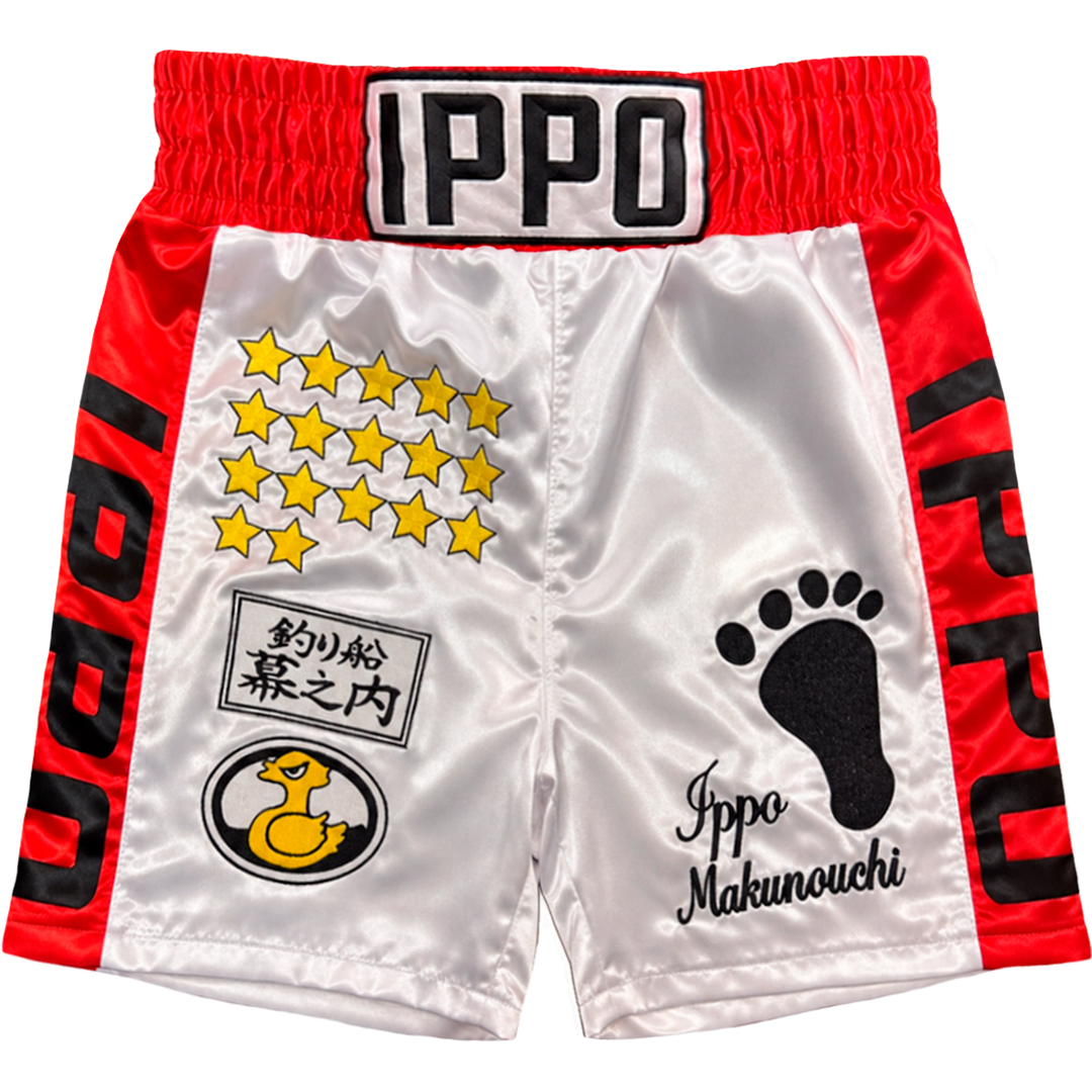 🩳🥊 Short boxeo (premium satin) Ippo "17 estrellas"