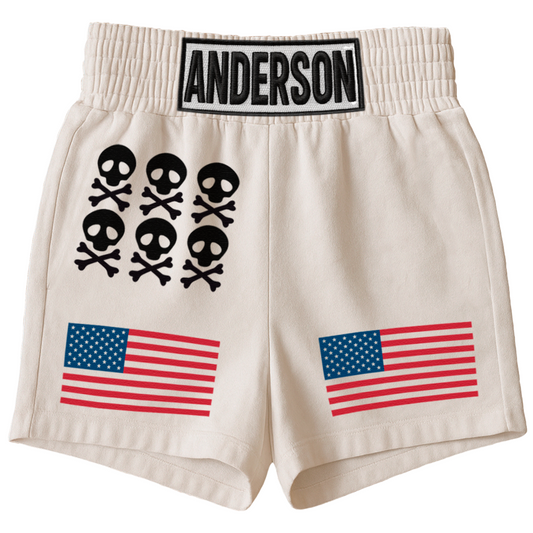 🩳🥊 Short (blanco) boxeo de Ralph Anderson (Hajime no ippo)