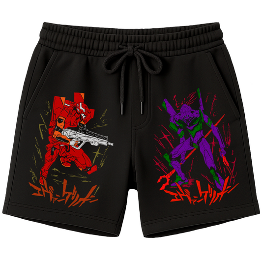 🩳 Short sport "Eva united 1 & 2" (Neon genesis evangelion)