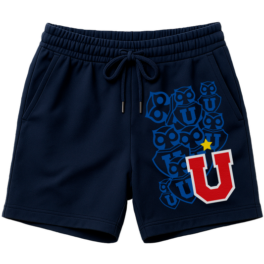 🩳 Short sport (marino) "U de Chile" club chileno de futbol