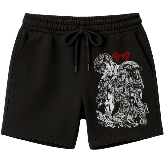 🩳 Short negro "Guts" de Berserk