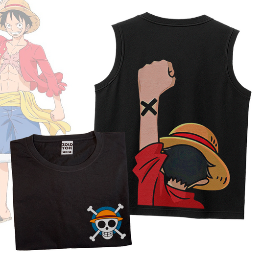 👕🧥 "JR Luffy + Marca de la amistad" de One piece