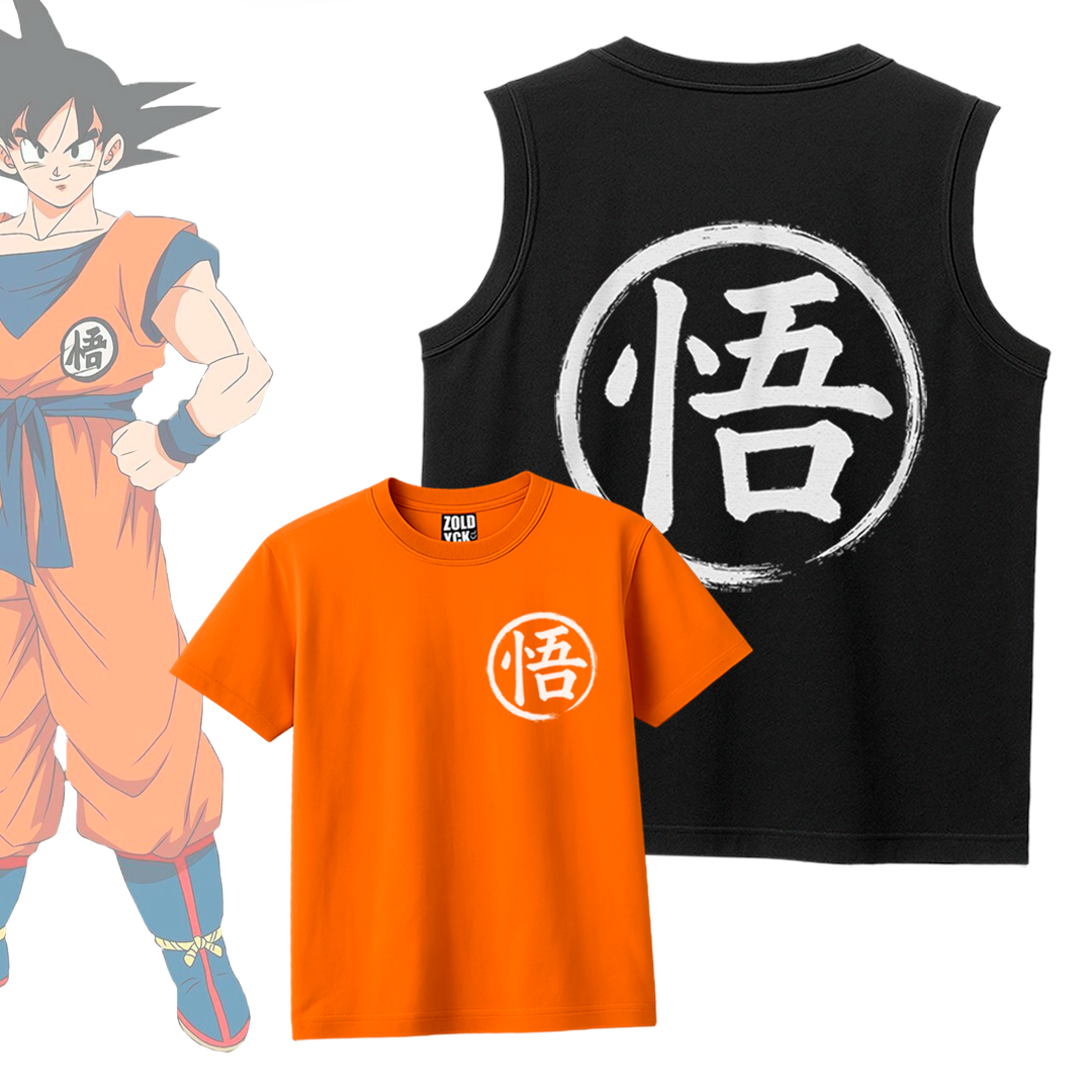 👕🧥 "Kanji Goku pincelado" de Dragon Ball z