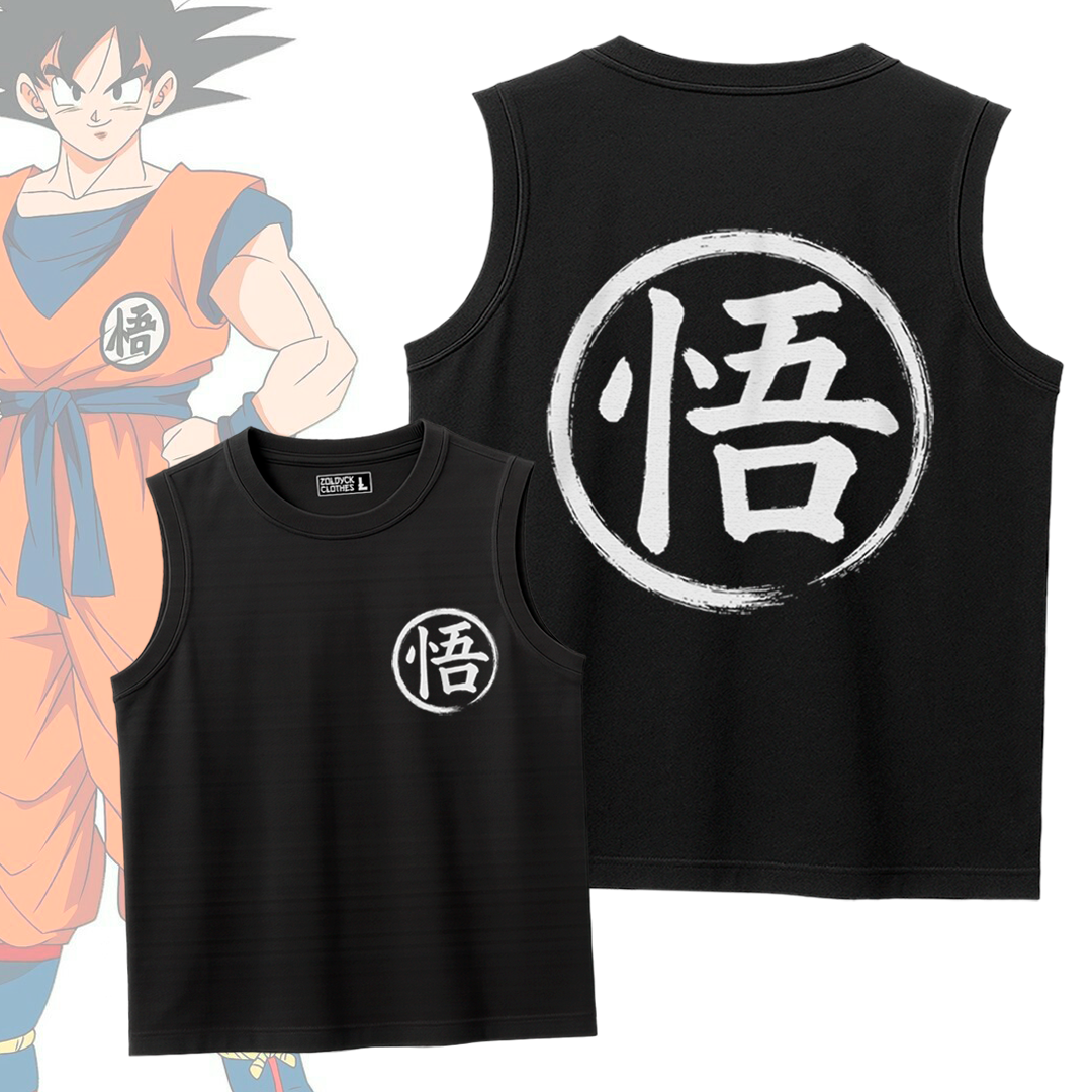 👕🧥 "Kanji Goku pincelado" de Dragon Ball z