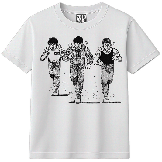 👕🧥 "Ippo, Aoki & Kimura corriendo" de Hajime no ippo