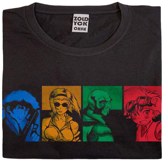 ➰ Cowboy bebop "en colores" (DM) (Spike, Jet Black, Faye & Ed)