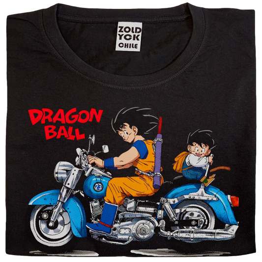 ➰ Goku y Gohan en moto (DM) (Dragon Ball Z)