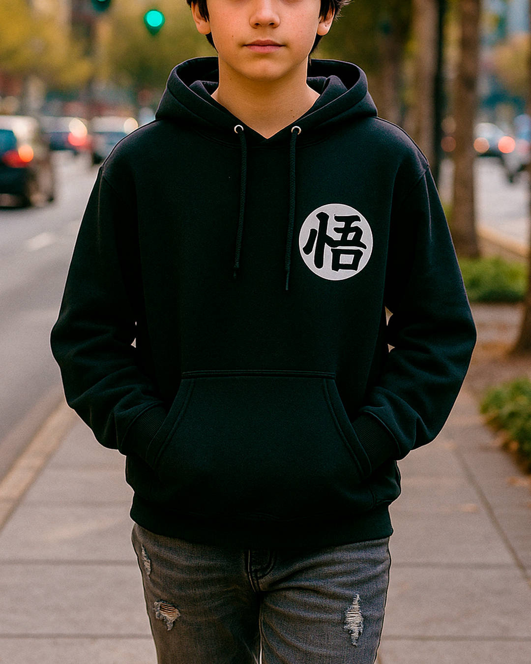 🧥 Poleron "Kanji Son Goku" (Dragon Ball z)
