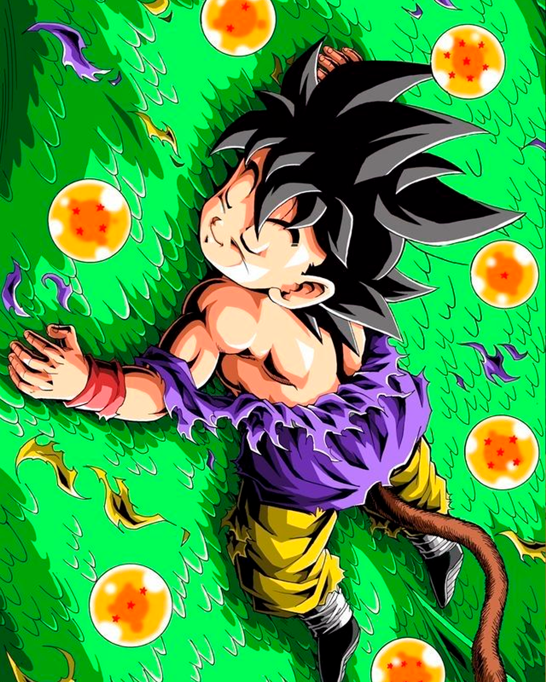 🩳🥊 Short combate "Dragón Ball + Shenlong"
