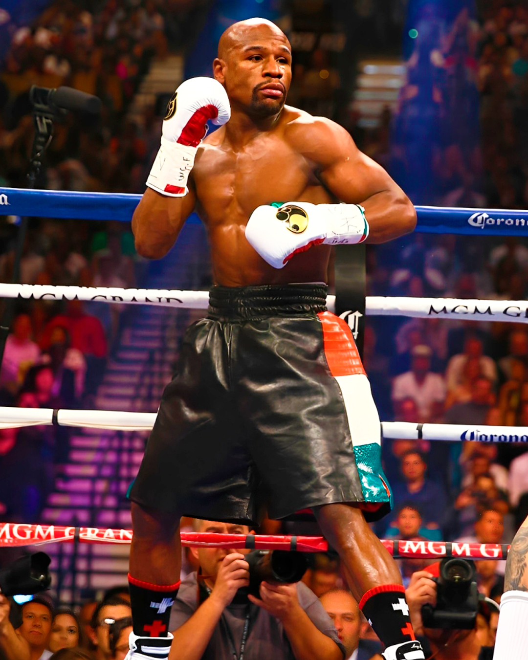 🩳🥊 Short satin "Floyd Joy Mayweather Jr" (Luchador)