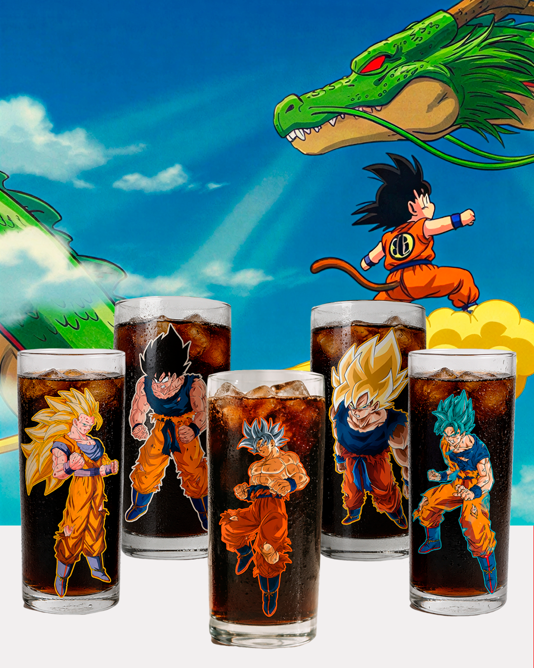 📦 Box 5 stickers Son Goku