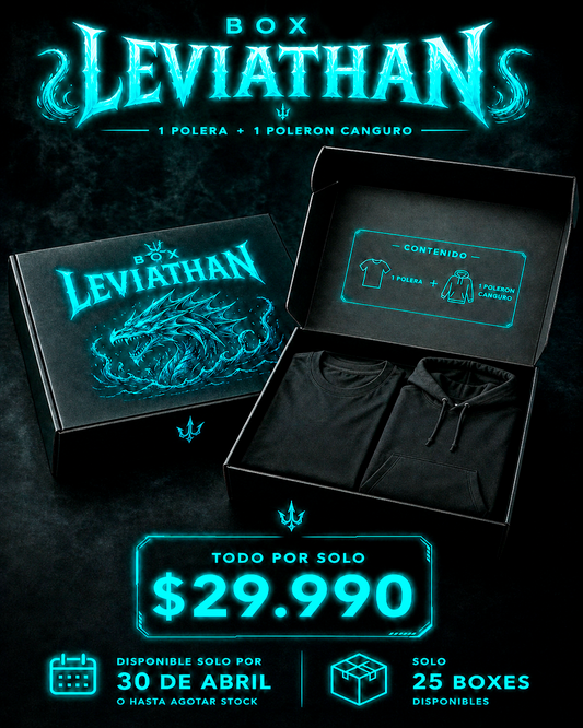 📦👕🧥 Box Leviathan (1 polera + 1 poleron $29.990)