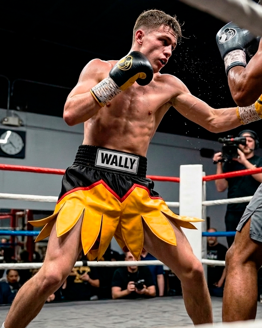 🩳🥊 Short boxeo satin "Wally"