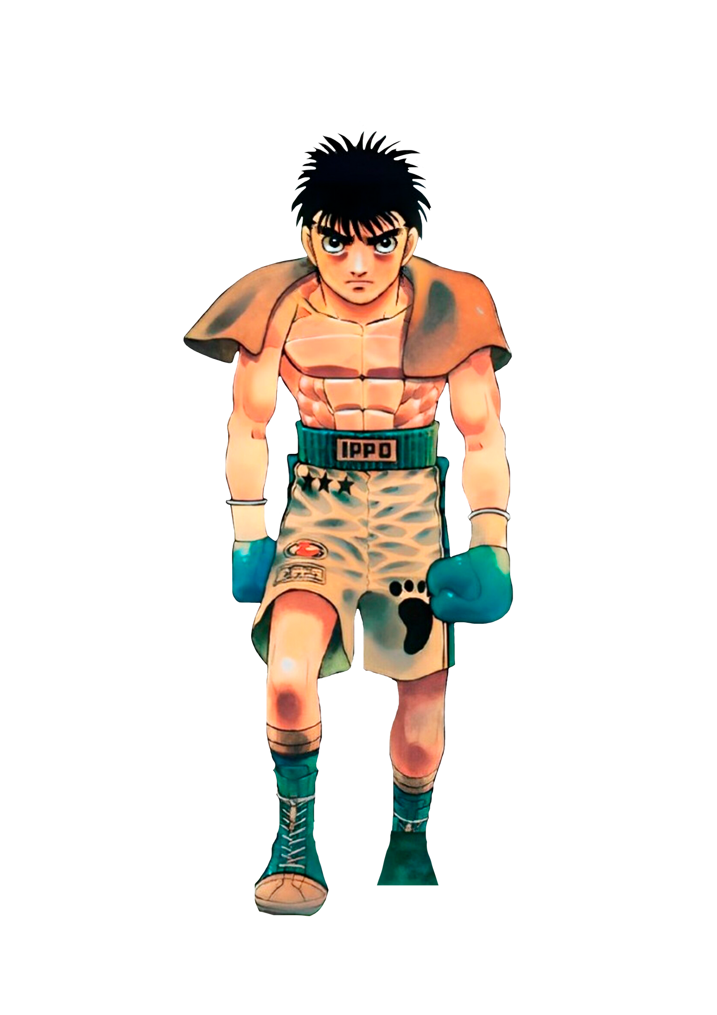 🩳🥊 Short (blanco/azul) de Ippo Makunouchi (3 estrellas) de Hajime no ippo