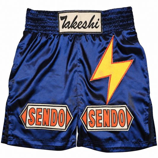 🩳🥊 Short boxeo (satin) "Sendo Rayo"
